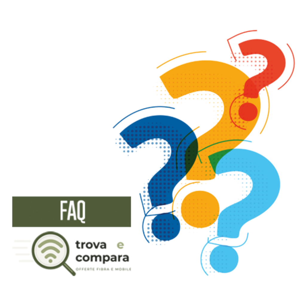 immagine che illustra la sezione delle faq sul sito trova e compara